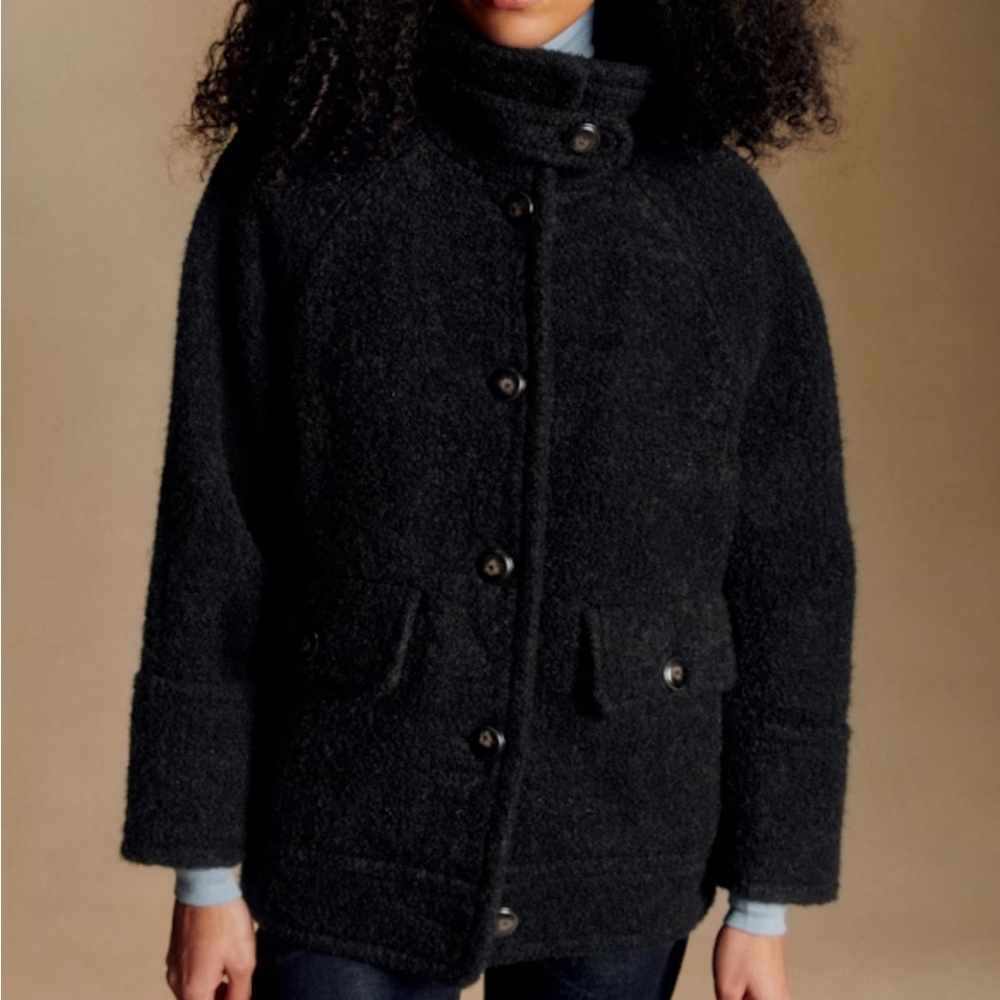 Sezane Leo Women's Black Wool Jacket